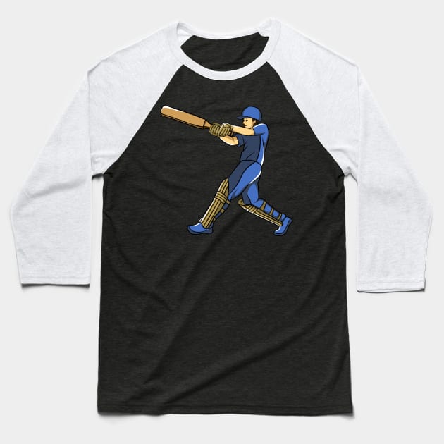 Cricket Baseball T-Shirt by fromherotozero